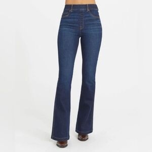 SPANX Women's Blue Flared Jeans